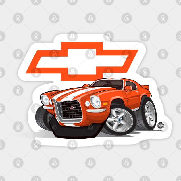 Chevy Camaro Z28 Sticker by Goin Ape Studios